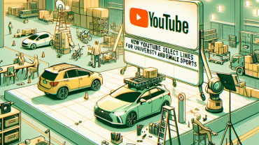 Nuevas Líneas de YouTube Select para Deportes Universitarios y Femeninos - Avafa Consulting- Imagen generada por IA