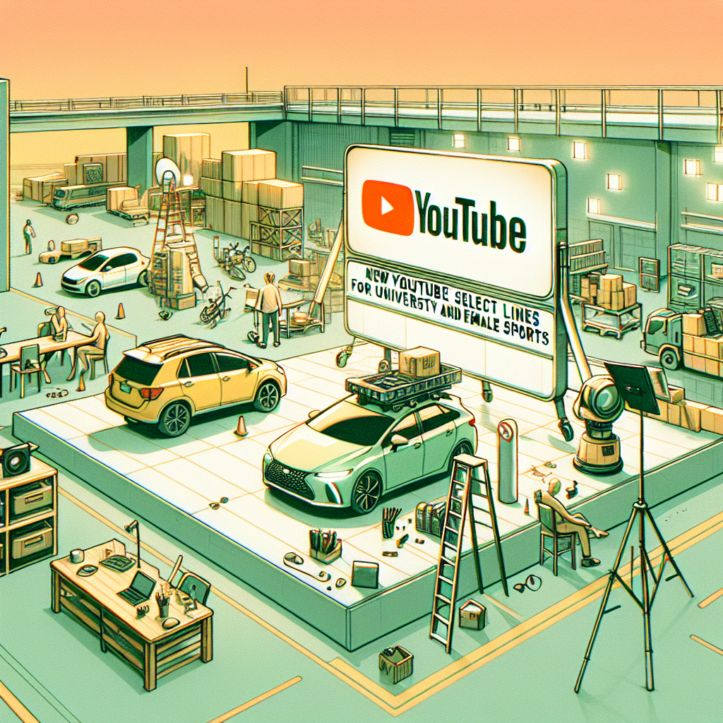 Nuevas Líneas de YouTube Select para Deportes Universitarios y Femeninos - Avafa Consulting- Imagen generada por IA