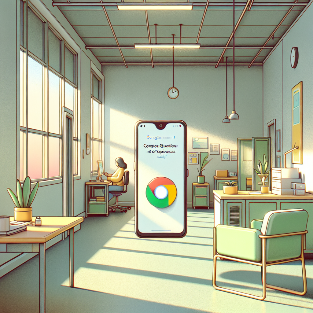 Accede al Modo AI en Chrome para iOS y Android de Forma Simple - Avafa Consulting- Imagen generada por IA