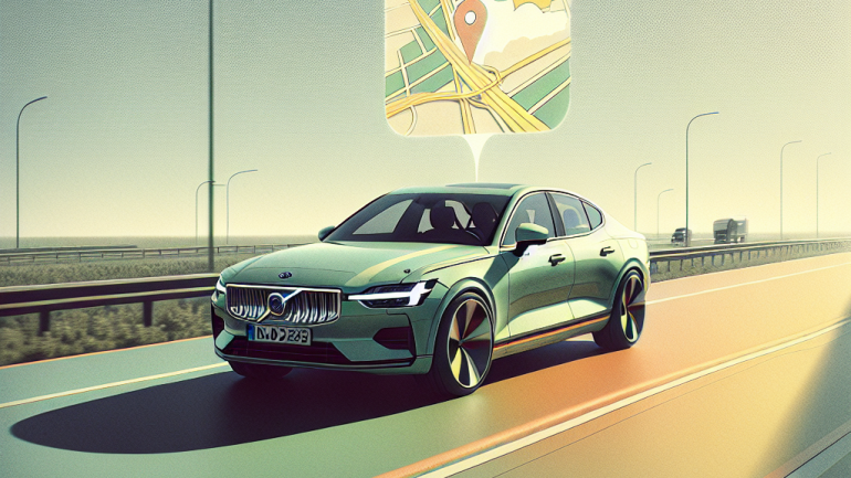 Google Maps Lanza Guía de Carriles en Vivo para Coches Polestar 4 - Avafa Consulting- Imagen generada por IA
