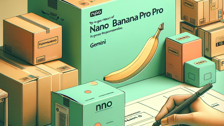 Tips Para Sacar el Máximo Provecho de Nano Banana Pro en Gemini - Avafa Consulting- Imagen generada por IA