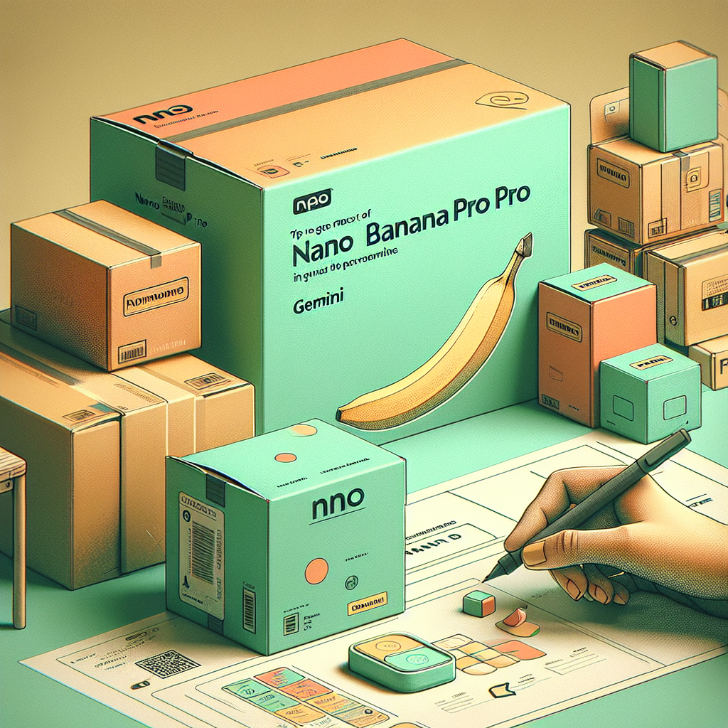 Tips Para Sacar el Máximo Provecho de Nano Banana Pro en Gemini - Avafa Consulting- Imagen generada por IA