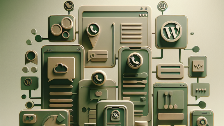 Integrar WhatsApp en WordPress: Mejora Tu Comunicación Online - Avafa Consulting- Imagen generada por IA