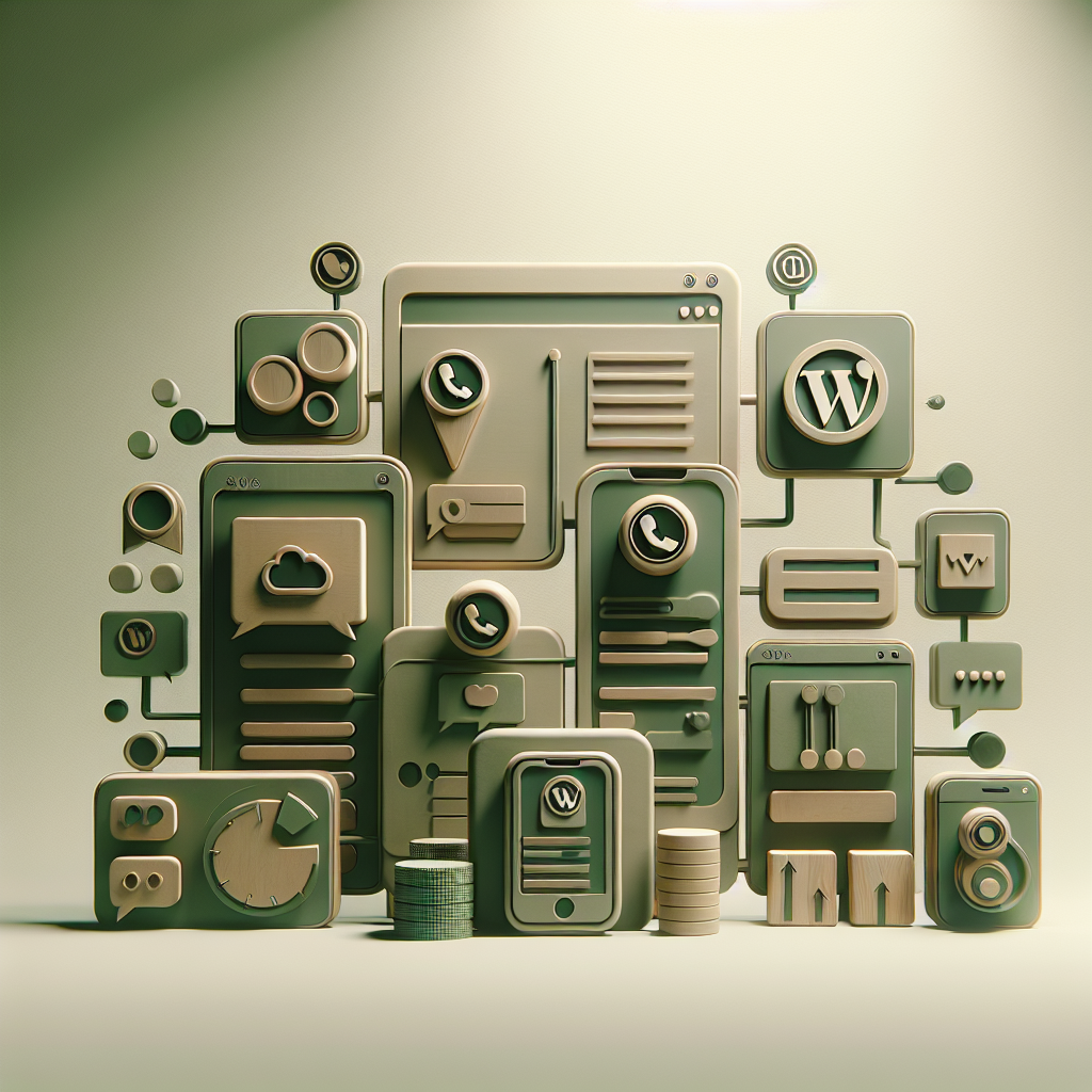 Integrar WhatsApp en WordPress: Mejora Tu Comunicación Online - Avafa Consulting- Imagen generada por IA